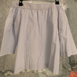 Madewell over the shoulder blouse